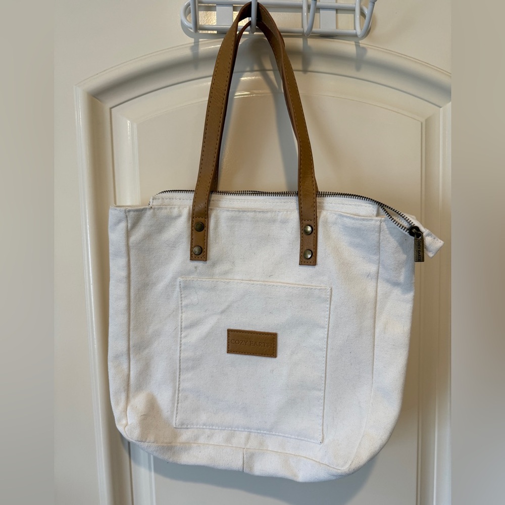 White Canvas Tote Bag